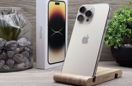 Hibátlan iPhone 14 Pro Max Gold 256GB 2 ÉV Garanciával Számlával 93% Aksi