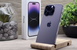 iPhone 14 Pro Purple 128GB 2 ÉV Garanciával Számlával 96% Aksi