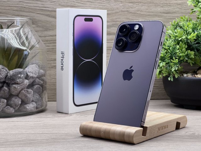 iPhone 14 Pro Purple 128GB 2 ÉV Garanciával Számlával 96% Aksi