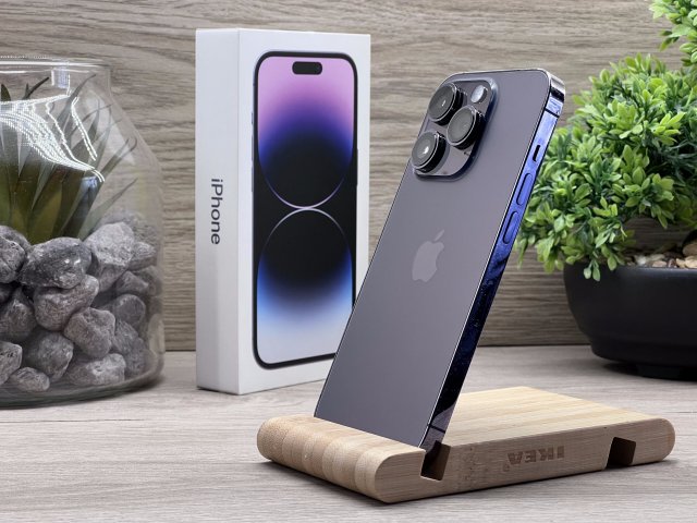 iPhone 14 Pro Purple 128GB 2 ÉV Garanciával Számlával 96% Aksi