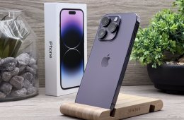 Hibátlan iPhone 14 Pro Deep Purple 128GB 2 ÉV Garanciával Számlával 93% Aksi