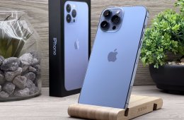 iPhone 13 Pro Max Sierra Blue 128GB 2 ÉV Garanciával Számlával 91% Aksi