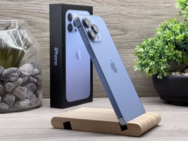 iPhone 13 Pro Max Sierra Blue 128GB 2 ÉV Garanciával Számlával 91% Aksi