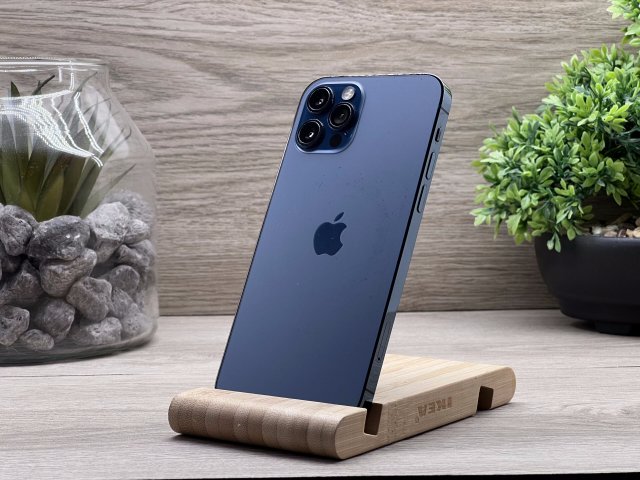 iPhone 12 Pro Pacific Blue 256GB 2 ÉV Garanciával Számlával 100% Aksi