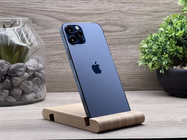 iPhone 12 Pro Pacific Blue 256GB 2 ÉV Garanciával Számlával 100% Aksi