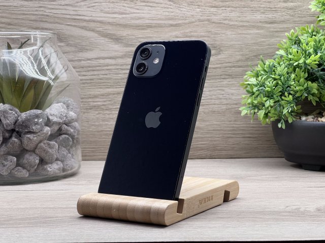 iPhone 12 Black 64GB 2 ÉV Garanciával Számlával 94% Aksi