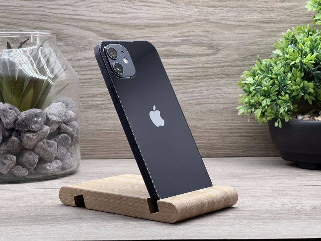 iPhone 12 Black 64GB 2 ÉV Garanciával Számlával 94% Aksi