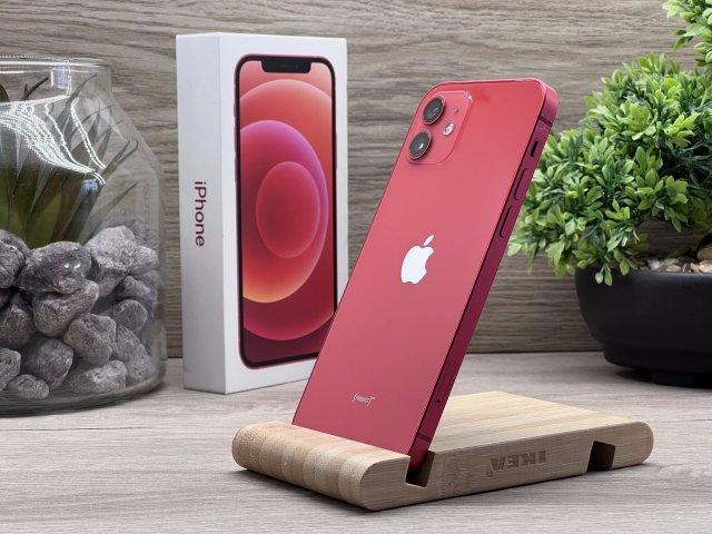 Hibátlan iPhone 12 Red 128GB 2 ÉV Garanciával Számlával 100% Aksi