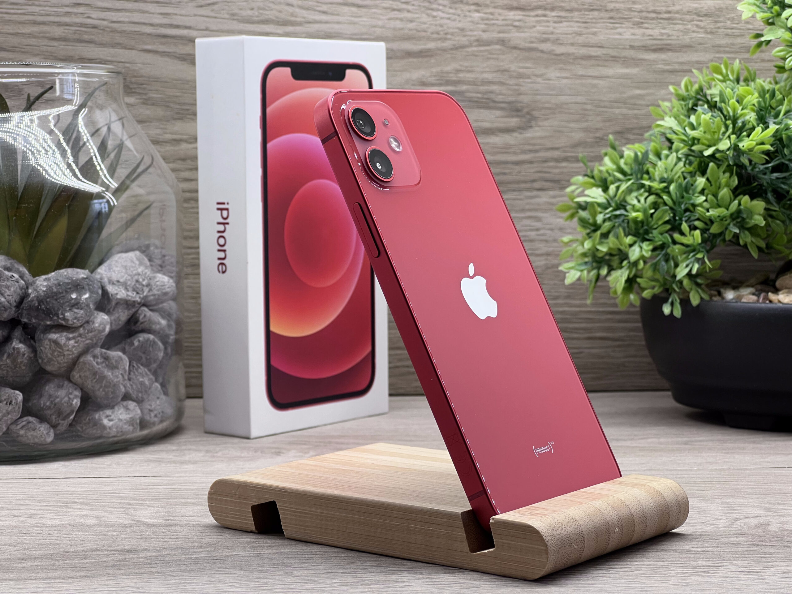 Hibátlan iPhone 12 Red 128GB 2 ÉV Garanciával Számlával 100% Aksi