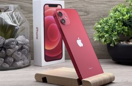 Hibátlan iPhone 12 Red 128GB 2 ÉV Garanciával Számlával 100% Aksi