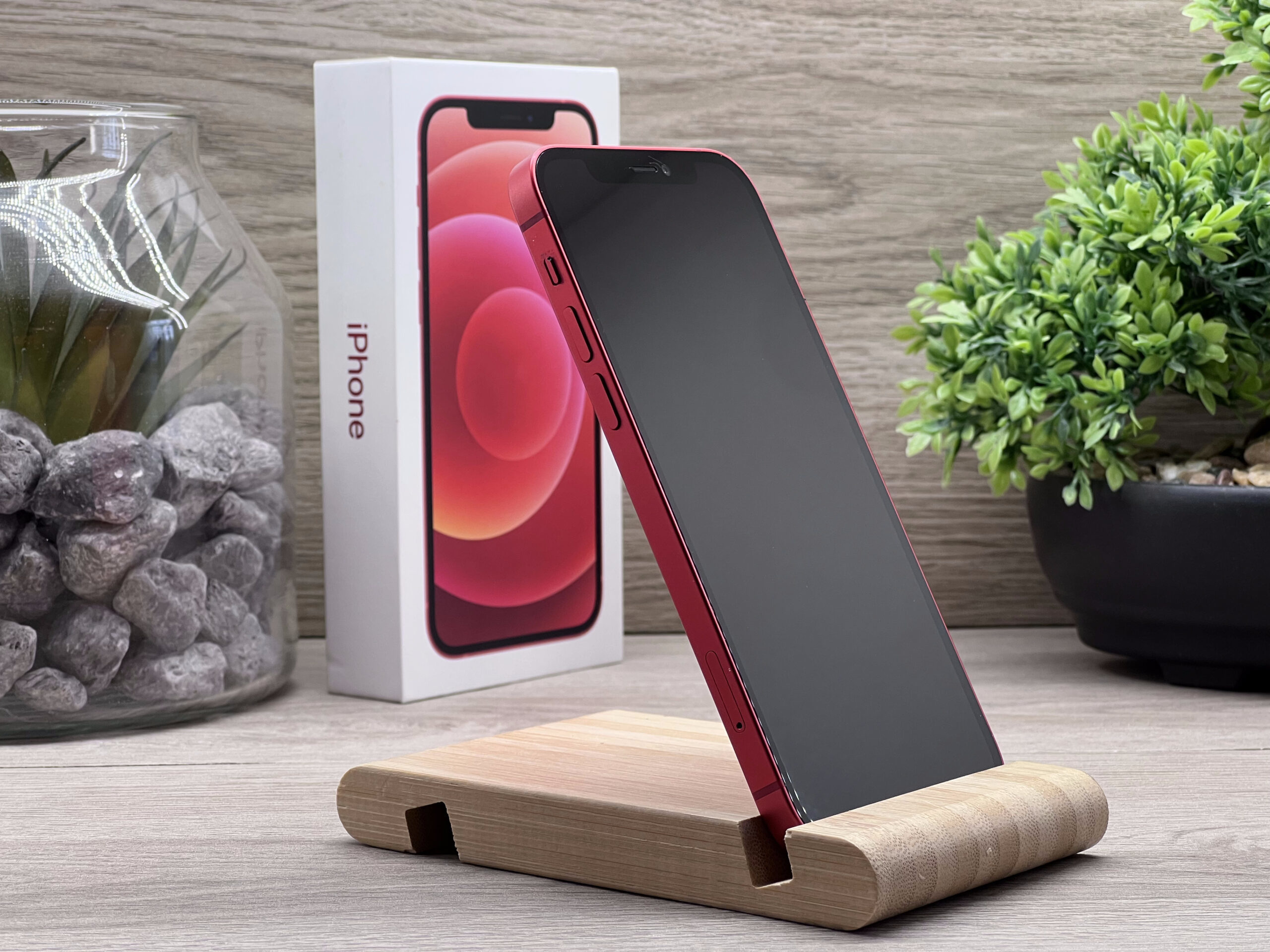 Hibátlan iPhone 12 Red 128GB 2 ÉV Garanciával Számlával 100% Aksi