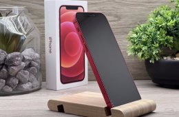 Hibátlan iPhone 12 Red 128GB 2 ÉV Garanciával Számlával 100% Aksi