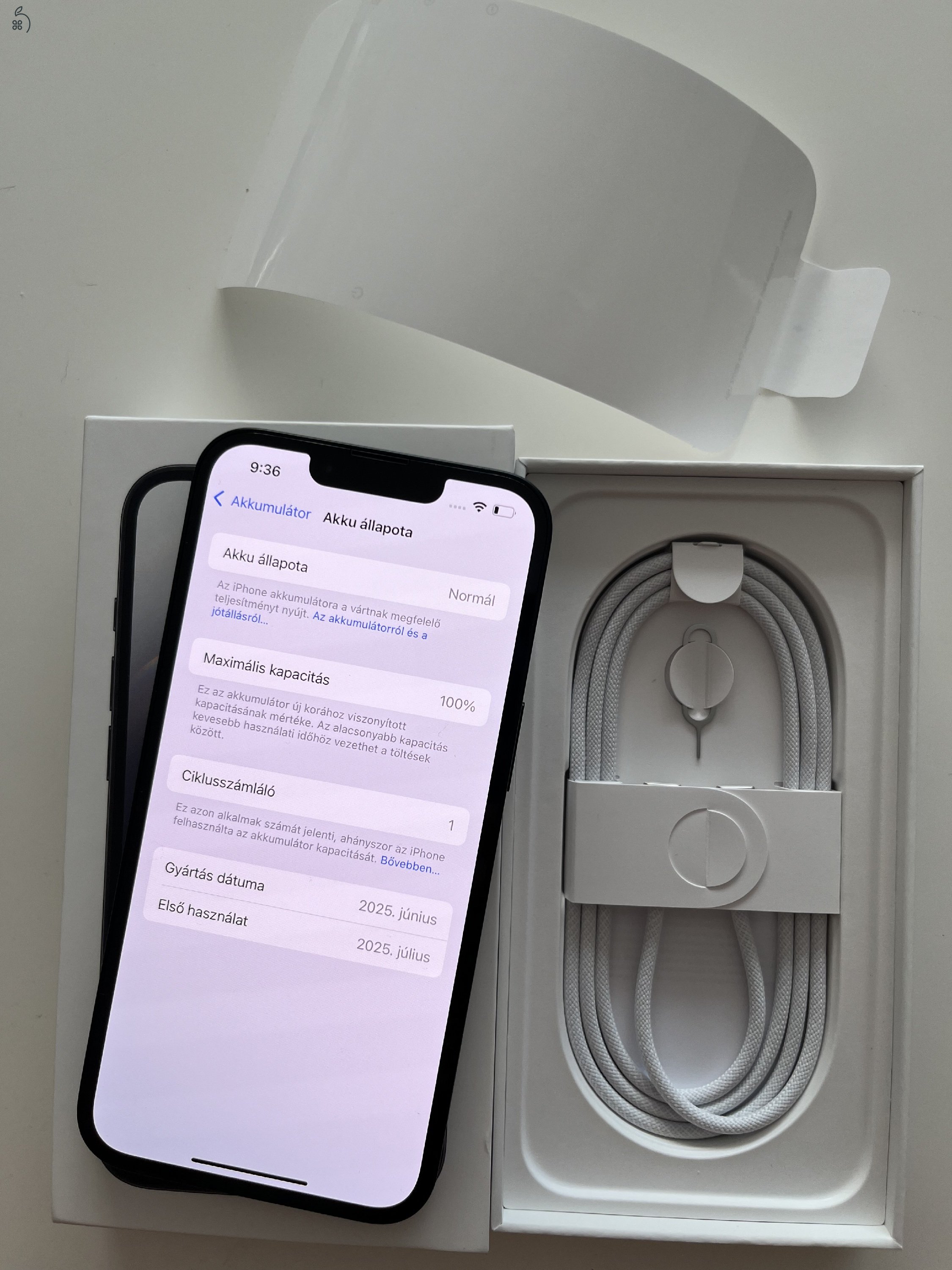 iPhone 16e 128GB Új! 36 hónap garancia!