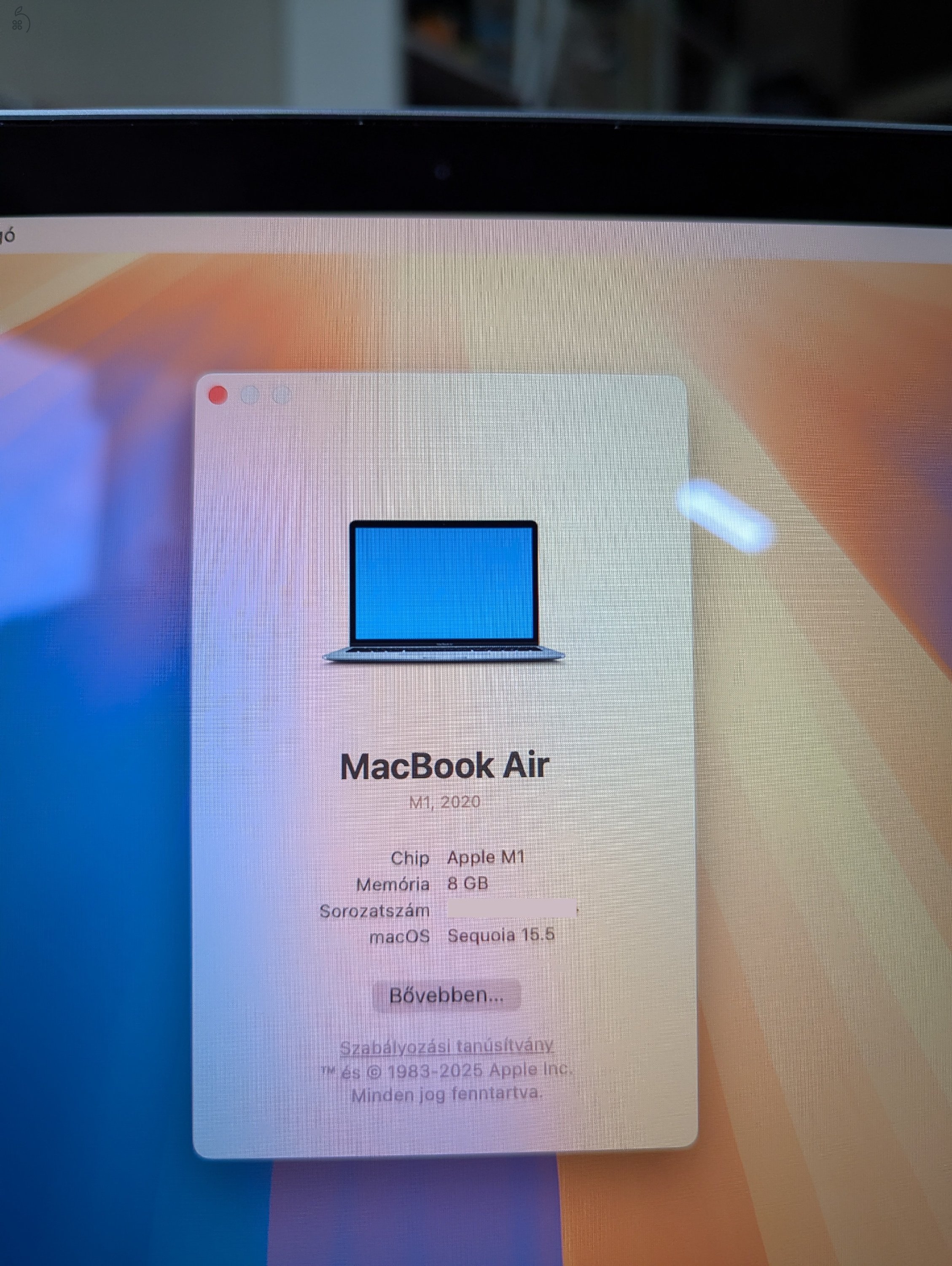 MacBook Air M1 mint az új
