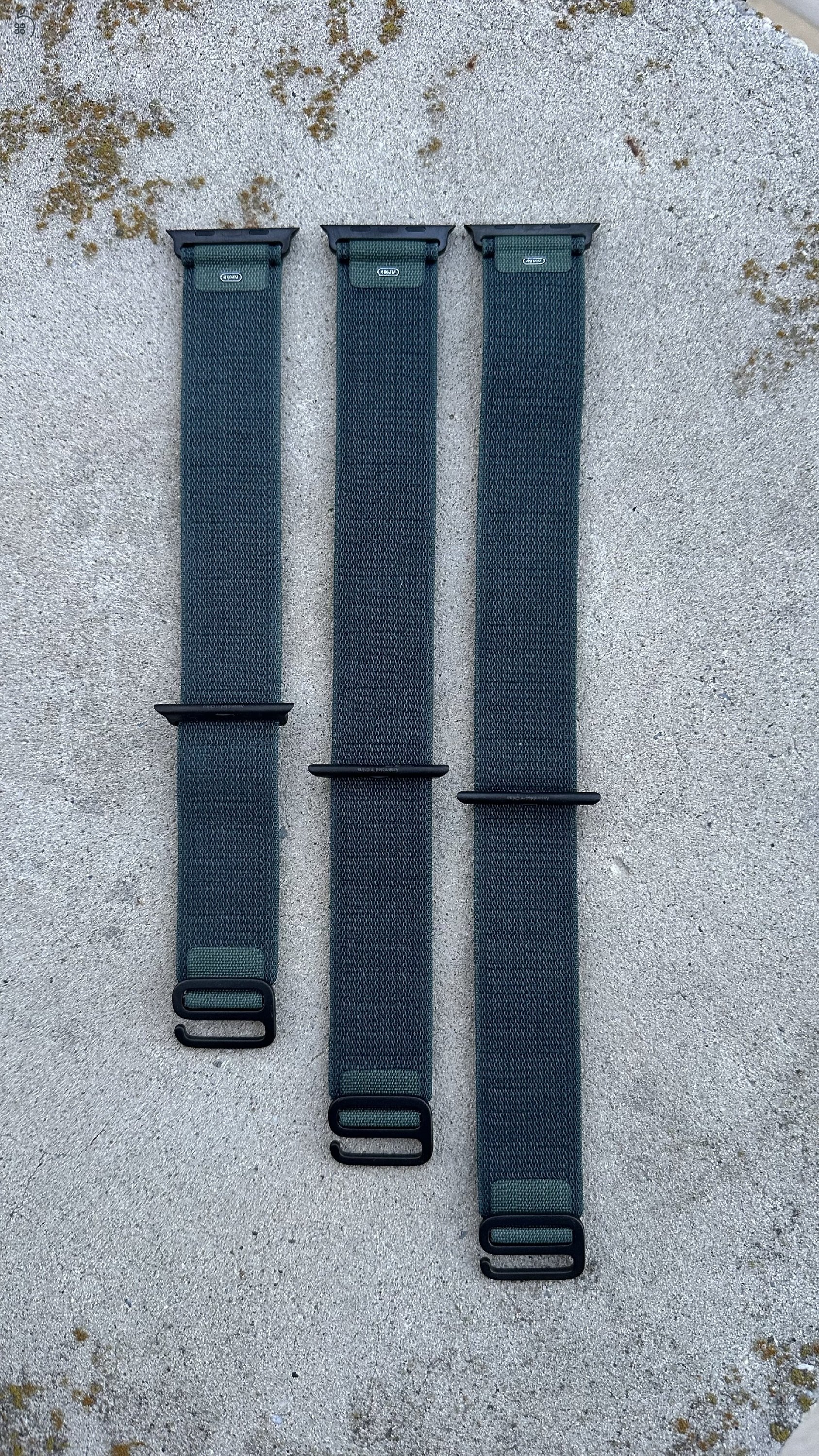 Apple watch ultra 2 black Alpesi zöld szíj
