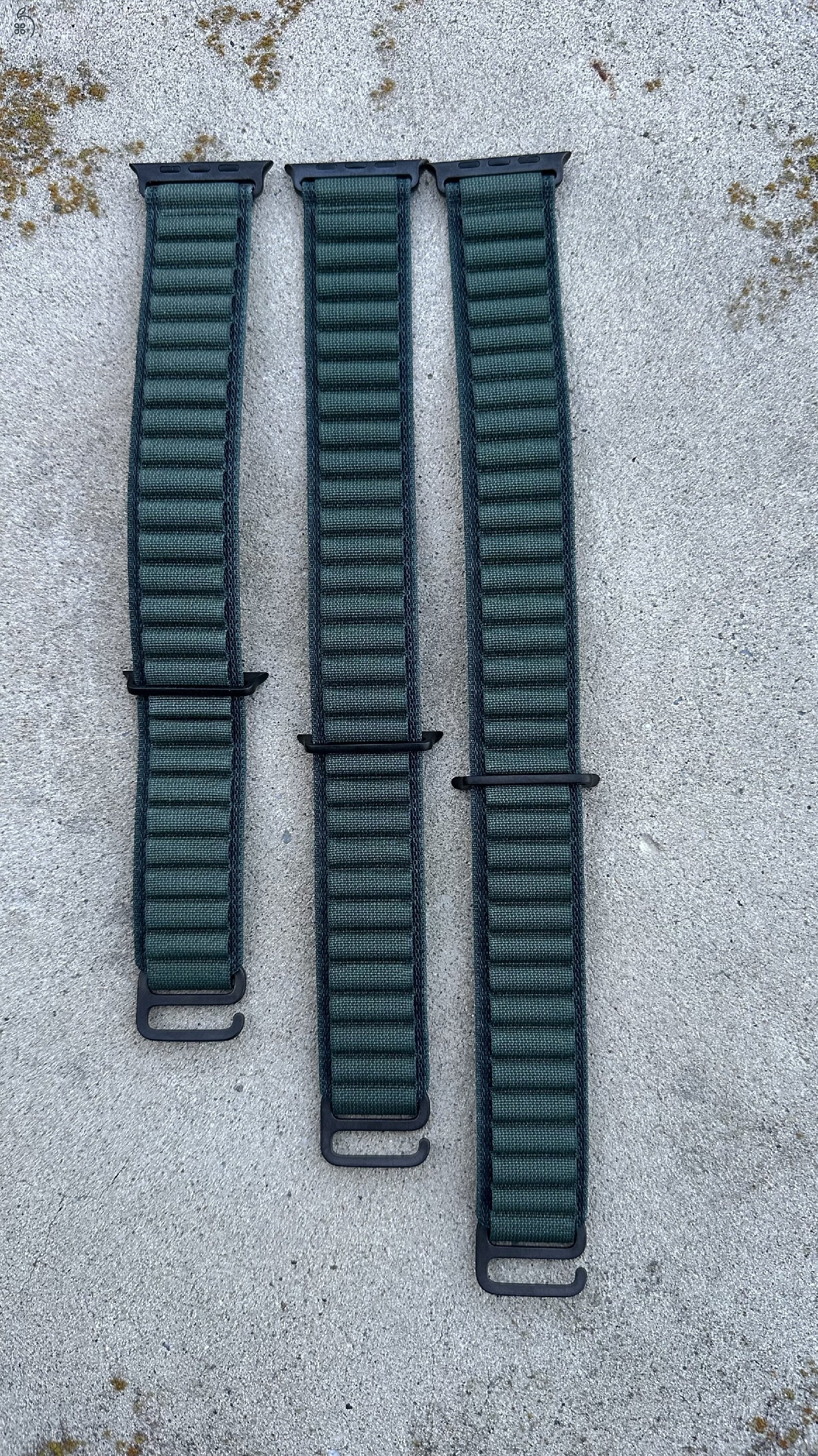 Apple watch ultra 2 black Alpesi zöld szíj