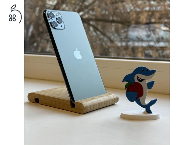GYÖNYÖRŰ iPhone 11 Pro Max 256GB Midnight Green -1 ÉV GARANCIA - Kártyafüggetlen, MS3270