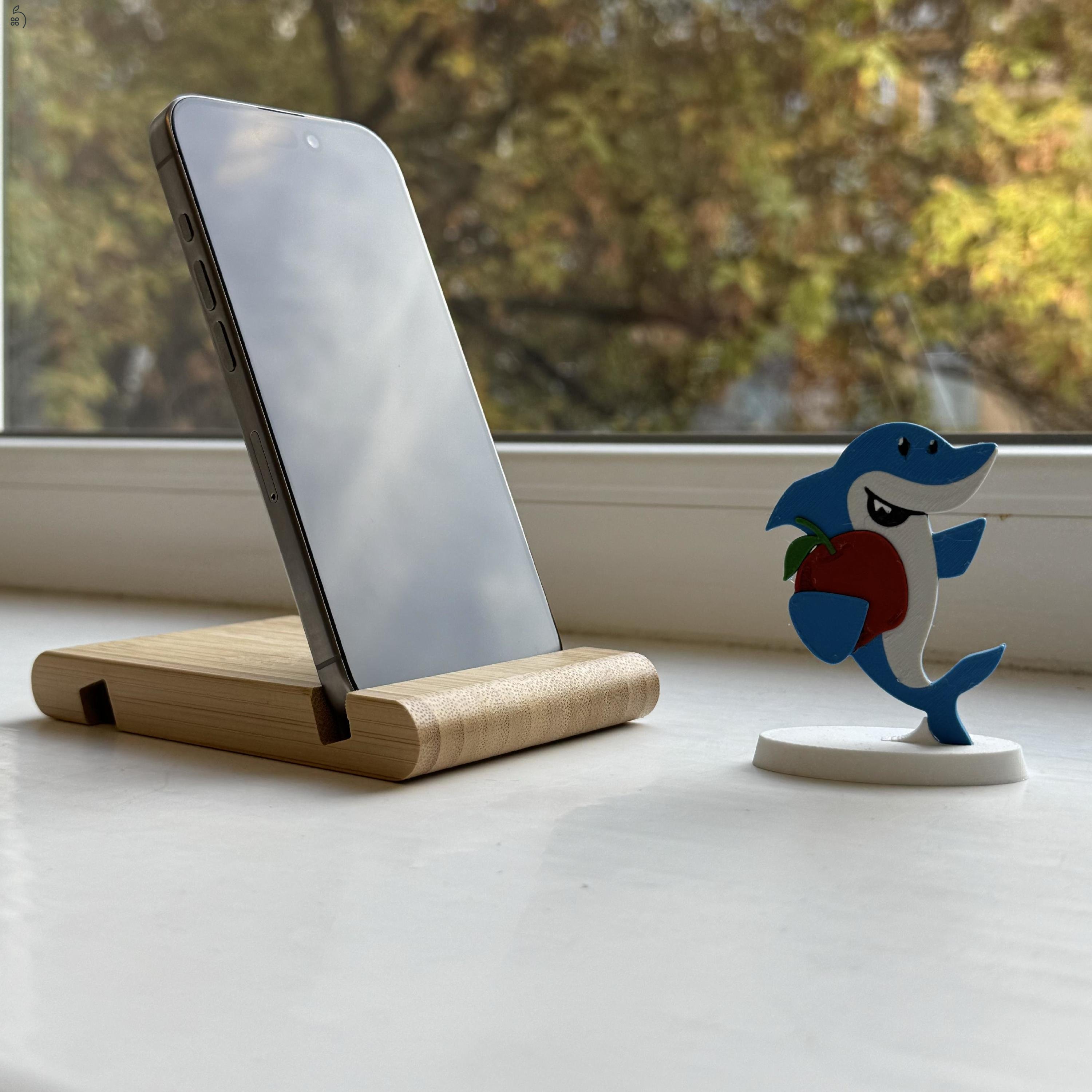 GYÖNYÖRŰ iPhone 15 Pro 256GB Natural Titanium -1 ÉV GARANCIA - Kártyafüggetlen, MS3282