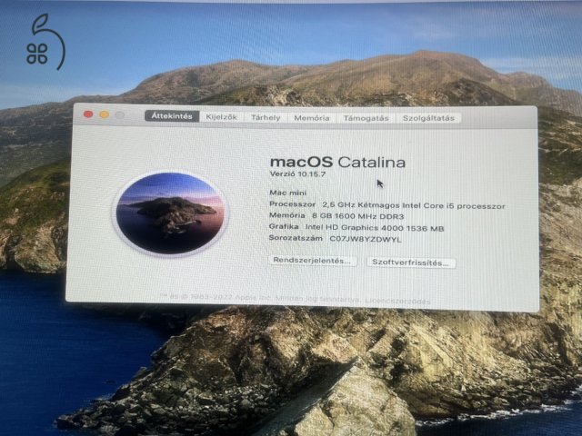Mac mini i5/8GB/64GB SSD