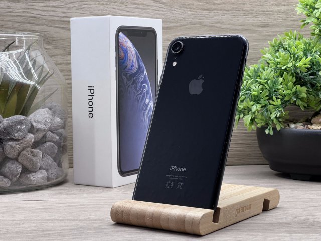 iPhone XR Black 64GB 2 ÉV Garanciával Számlával 91% Aksi