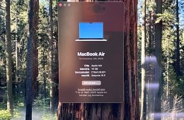 Hibátlan MacBook Air 2025 13″ M4 256GB 2 ÉV Garanciával Számlával 100% Aksi