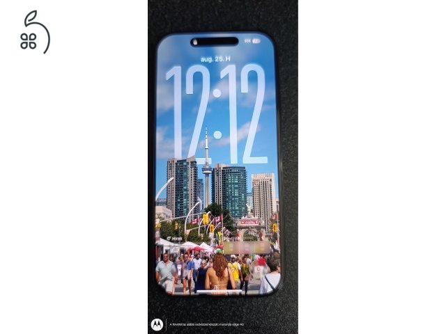 Iphone 16 Pro black titanium,128 gb gyonyoru allapotban,fuggetlen,Apple garanciaval