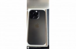 Iphone 16 Pro black titanium,128 gb gyonyoru allapotban,fuggetlen,Apple garanciaval