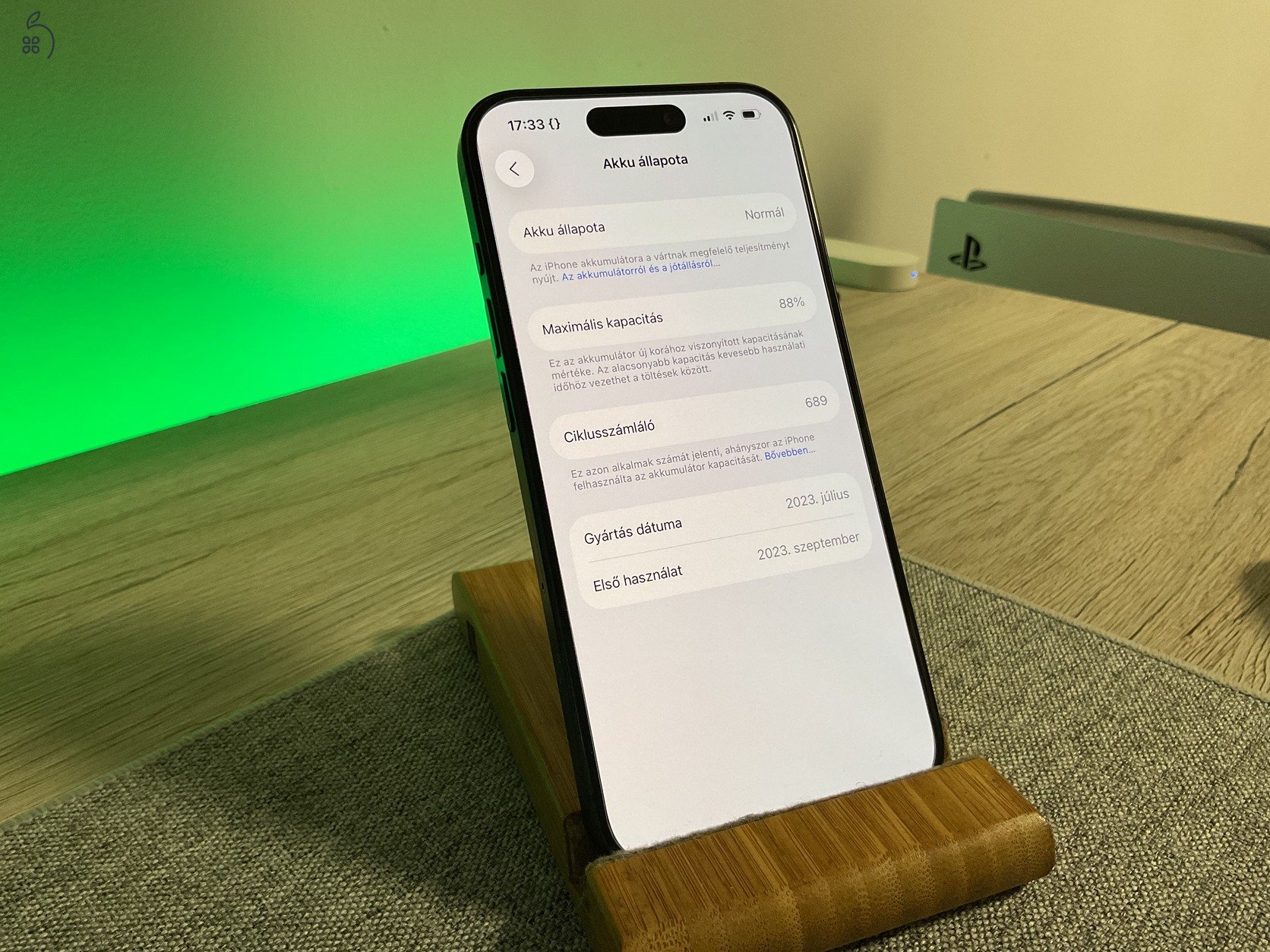 iPhone 15 Pro - 256 GB - Független - kék titán
