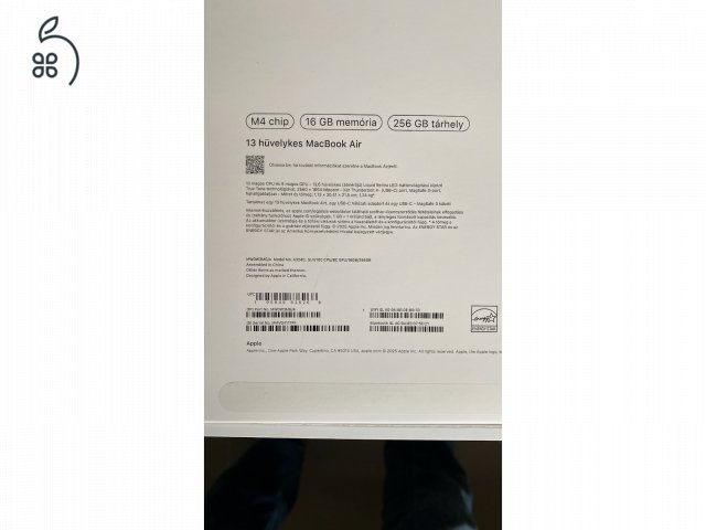 MacBook Air 13-inch, M4, 2025  16/256 GB