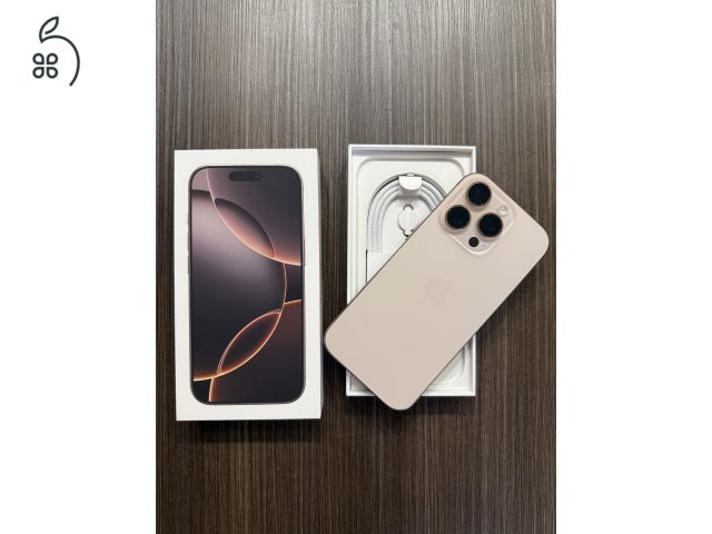 Eladó jó áron iPhone 16 pro Desert független mobiltelefon