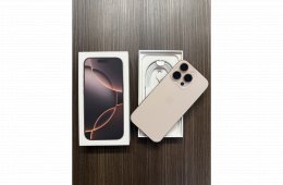 Eladó jó áron iPhone 16 pro Desert független mobiltelefon