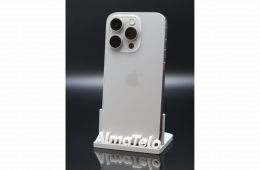 Apple iPhone 15 Pro 128 GB Natural Titanium 91% akku - 12 HÓ GARANCIA