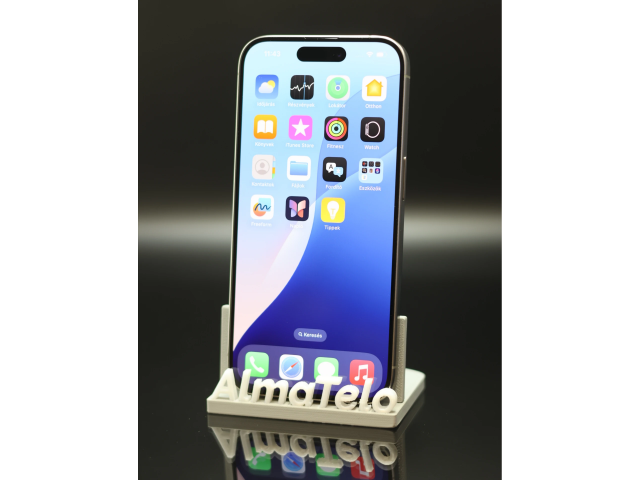 Apple iPhone 15 Pro 128 GB Natural Titanium 91% akku - 12 HÓ GARANCIA