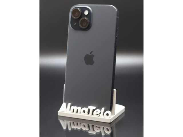 Apple iPhone 15 128 GB Black 100% akku - 12 HÓ GARANCIA