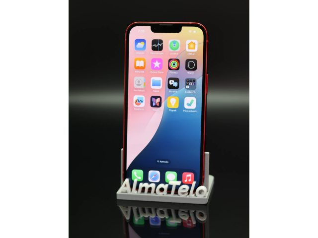 Apple iPhone 13 128 GB PRODUCT RED 100% akku - 12 HÓ GARANCIA