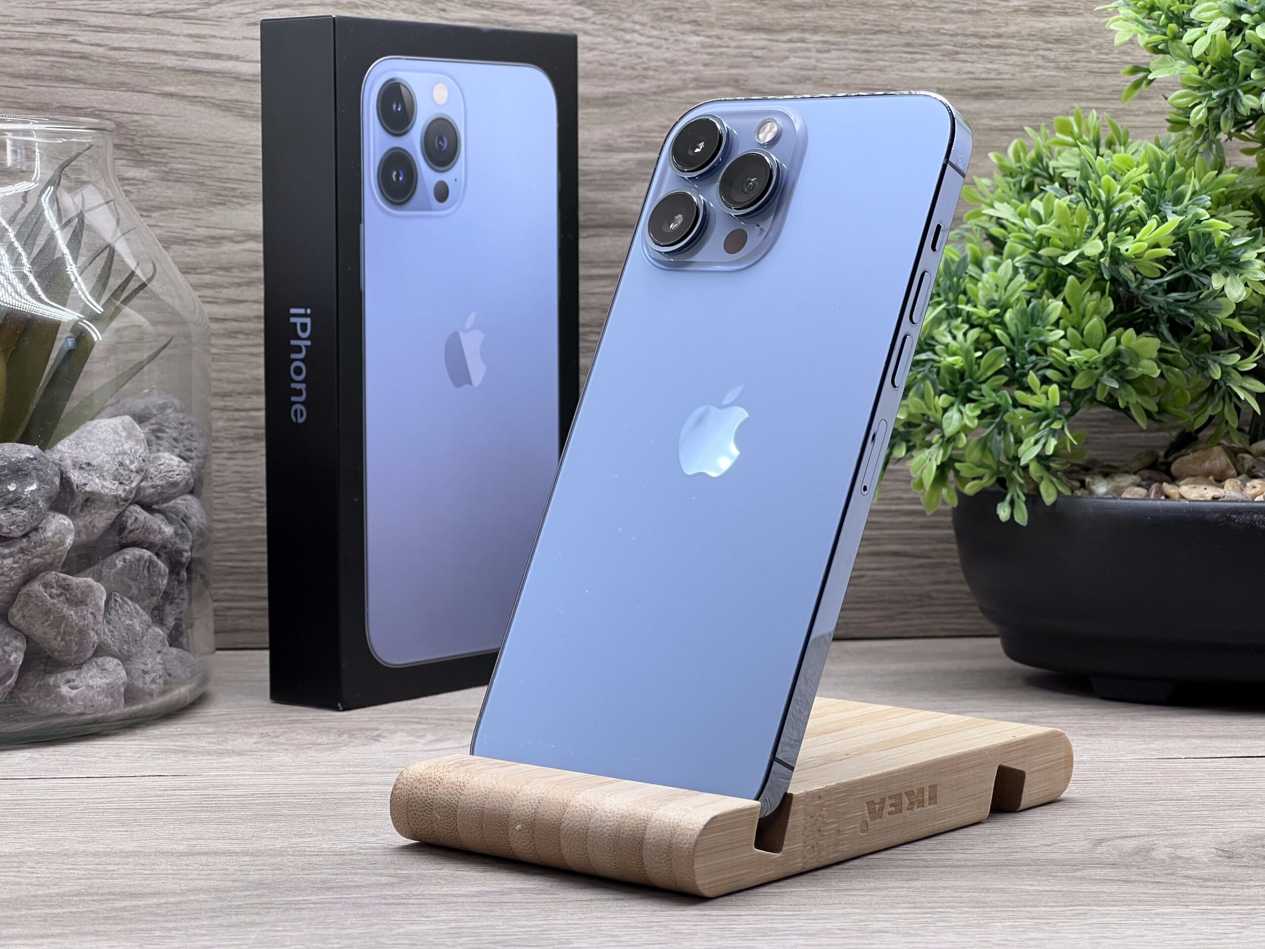 Hibátlan iPhone 13 Pro Max Sierra Blue 128GB 2 ÉV Garanciával Számlával 100% Aksi