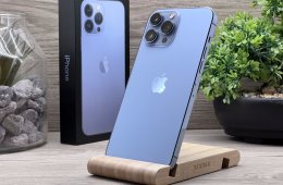 Hibátlan iPhone 13 Pro Max Sierra Blue 128GB 2 ÉV Garanciával Számlával 100% Aksi