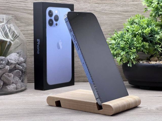 Hibátlan iPhone 13 Pro Max Sierra Blue 128GB 2 ÉV Garanciával Számlával 100% Aksi