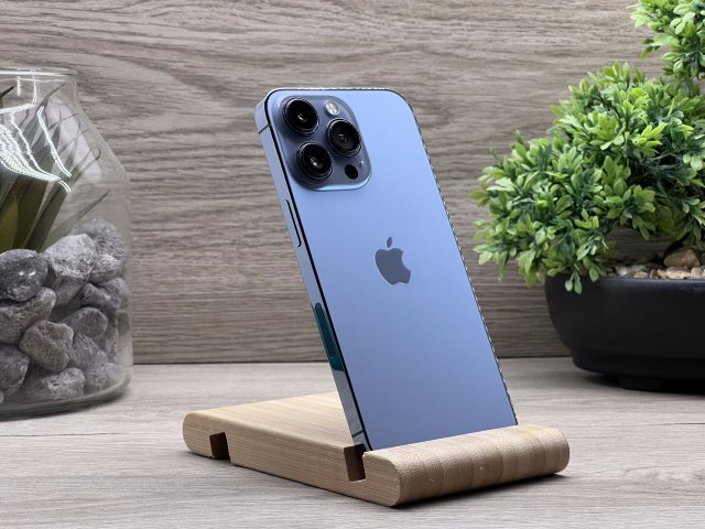 Hibátlan iPhone 13 Pro Sierra Blue 128GB 2 ÉV Garanciával Számlával 100% Aksi
