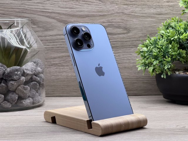Hibátlan iPhone 13 Pro Sierra Blue 128GB 2 ÉV Garanciával Számlával 100% Aksi