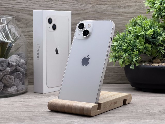 Hibátlan iPhone 13 Starlight 128GB 2 ÉV Garanciával Számlával 100% Aksi