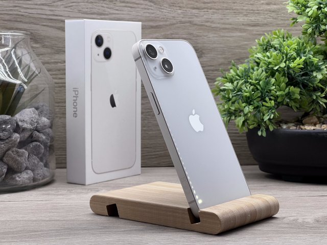Hibátlan iPhone 13 Starlight 128GB 2 ÉV Garanciával Számlával 100% Aksi