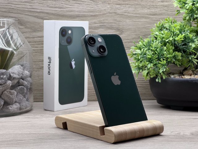 iPhone 13 Mini Green 128GB 2 ÉV Garanciával Számlával 100% Aksi