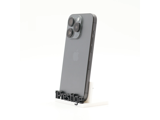 + Ajándékkal és 1 év garanciával! Felújított iPhone 15 Pro 256 GB Black Titanium