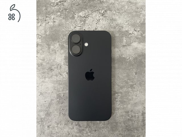 Újszerű - Apple iPhone 16 128GB - Black