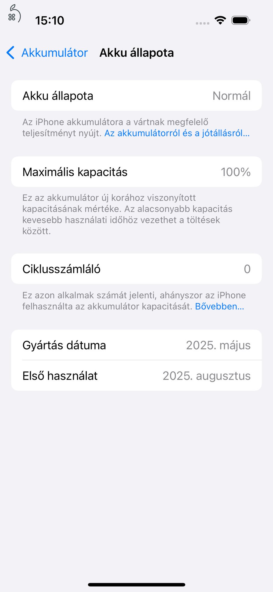 Újszerű - Apple iPhone 16 128GB - Black