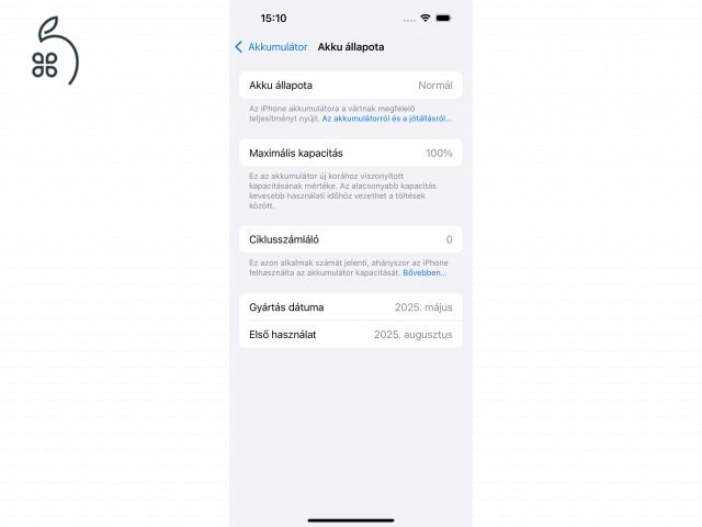 Újszerű - Apple iPhone 16 128GB - Black