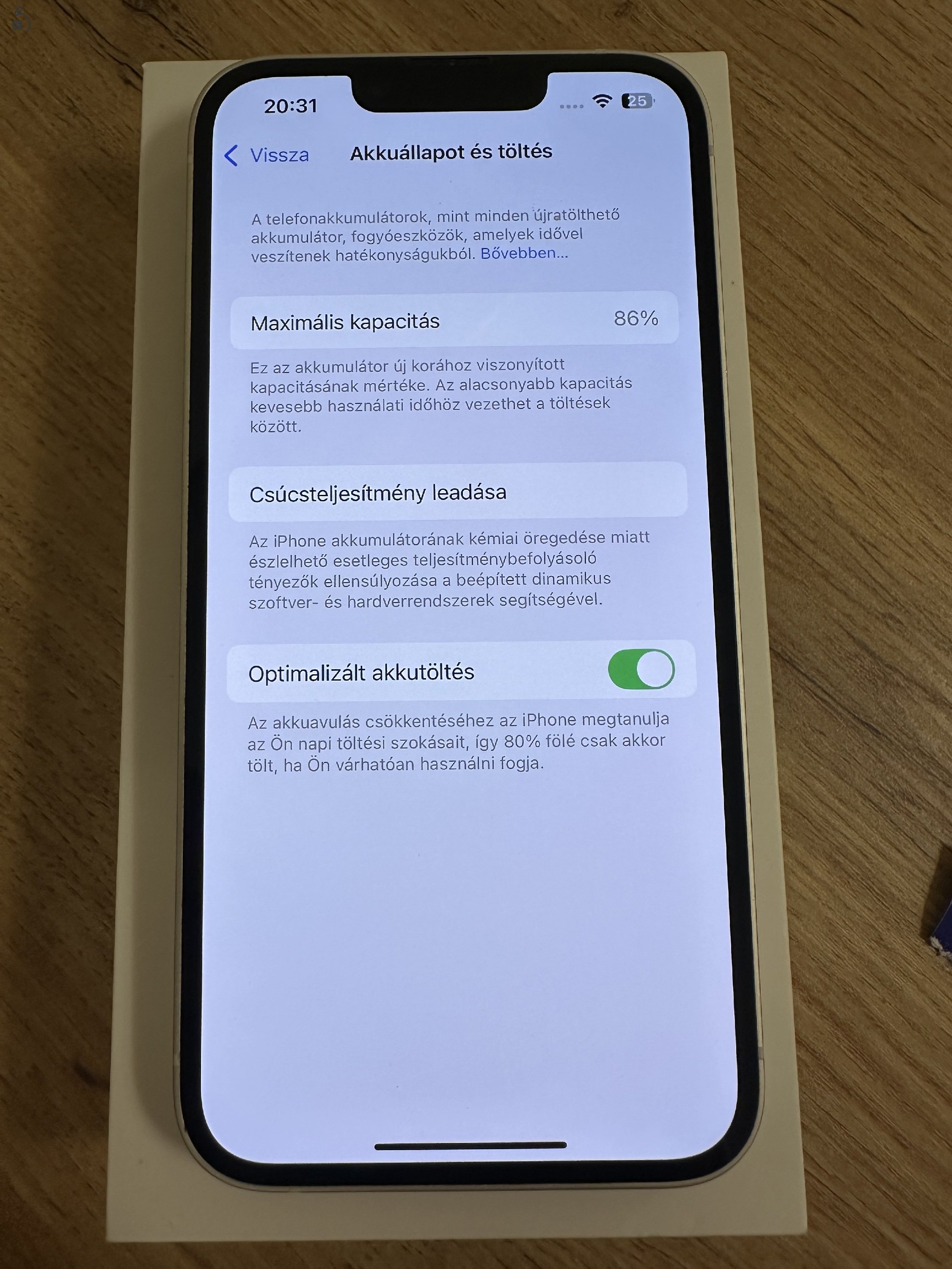 iPhone 14 starlight | 128GB | kártyafüggetlen
