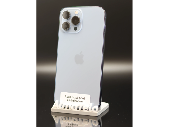 Apple iPhone 13 Pro Max 128 GB Sierra Blue 100% akku - 12 HÓ GARANCIA