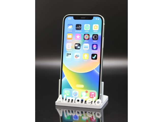 Apple iPhone 12 128 GB Green 100% akku - 12 HÓ GARANCIA